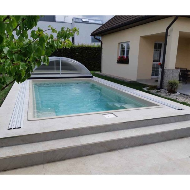 Coral Perseus Glasfiber Pool Pakke 6,0 x 3,2 x 1,4 m