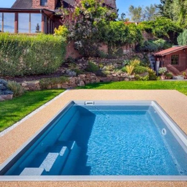 Coral Smart Glasfiber Pool pakke 4,6 x 3,0 x 1,2 m