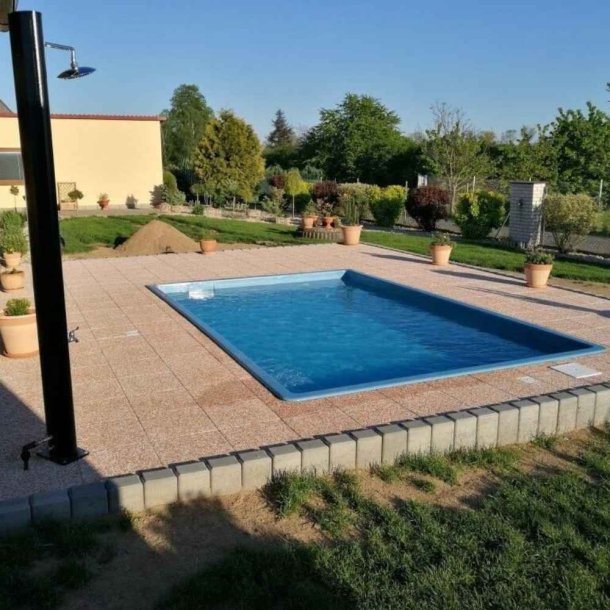 Coral Smart Glasfiber Pool pakke 4,6 x 3,0 x 1,2 m