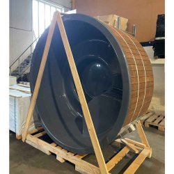 DEMO Vildmarksbad Deluxe XL Glasfiber Gr - Indbygget Ovn  2,3 m