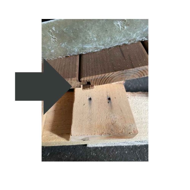 DEMO Vildmarksbad Deluxe XL Glasfiber Gr - Indbygget Ovn  2,3 m