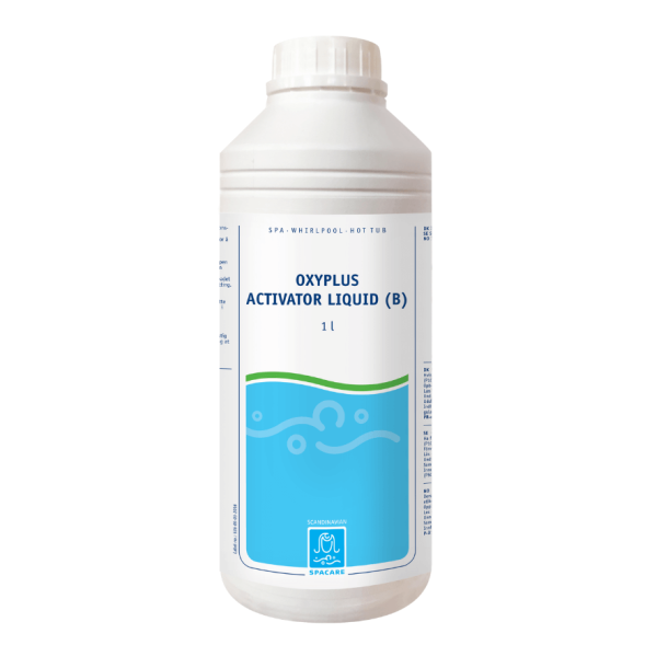 Spacare - Aktivator flydende 1 liter - Oxyplus - Klorfri badevand
