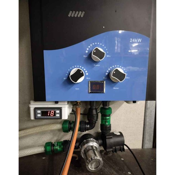 Digital Temperaturstyring -40-99 &deg; C, IP65 BOX, 24V