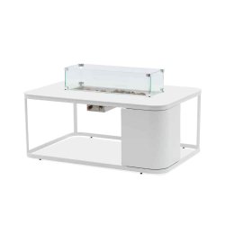 Stay FOGO Ildbord Rektangulr Hvidt Gas