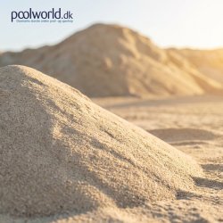 Filtersand til sandfilterpumpe 0,4-0,8 mm Nr. 0 - 25 kg - fin