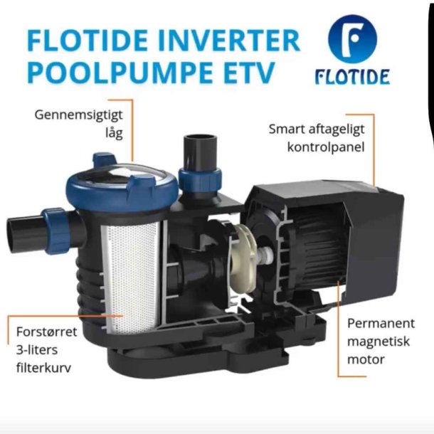Flotide E-Turbo pumpe med variabel hastighed 1,5 HK