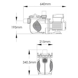 Flotide - Poolpumpe 1,5 HK Variabel Hastighed og Wi-Fi