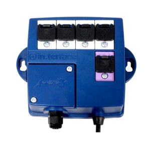 Gecko In.Grid ekstern varmeregulator og 4-vejs stik