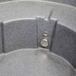 Gennemfring til vildmarksbad  63 mm 90 gr