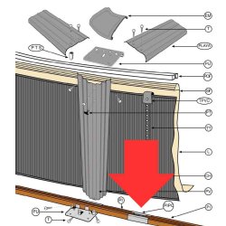 Gre Forbindelsesstykke Gr til underprofiler til pools PIPC