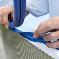 Gre Liner Oval Bl 0,4 mm - 915 x 470 x 120 cm