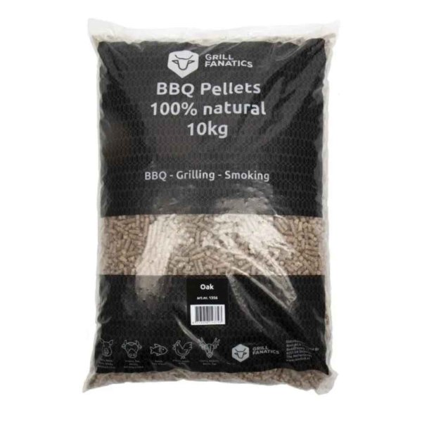 Grill Fanatics BBQ Pellets 10kg - 100% Naturlig Eg