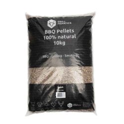Grill Fanatics BBQ Pellets 10kg - 100% Naturlig B&oslash;g