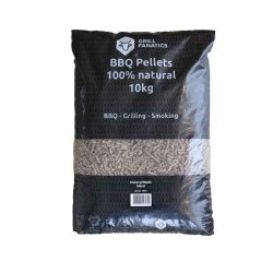 Grill Fanatics BBQ Tr&aelig;piller-Pellets 10kg -100% Naturlig Hickory-Ahorn