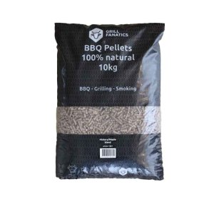 Grill Fanatics BBQ Tr&aelig;piller-Pellets 10kg -100% Naturlig Hickory-Ahorn