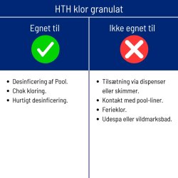 Hth Klor Granulat 10 kg til Pool - uden Cyanursyre