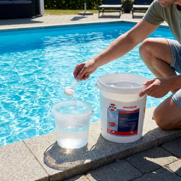 Hth Klor Granulat 10 kg til Pool - uden Cyanursyre