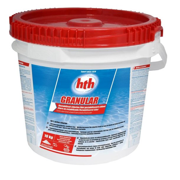 Hth - Klor Granulat til Pool - uden Cyanursyre -10 kg