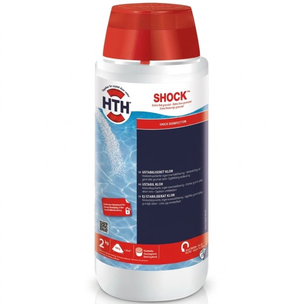HTH shock powder - klor pulver 2,0 kg