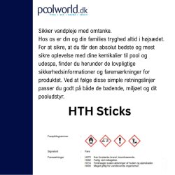 HTH Tempo stick 4,5 kg - 300 g Klortablet uden Cyanursyre
