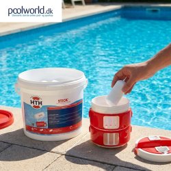 HTH Tempo stick 4,5 kg - 300 g Klortablet uden Cyanursyre