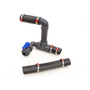 Tilslutningsslanger til udvendig brndeovn 50 mm - vildmarksbad