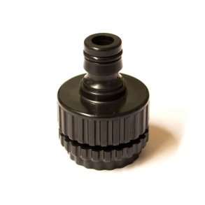 Hanekobling med tilpasningsstykke 1/2