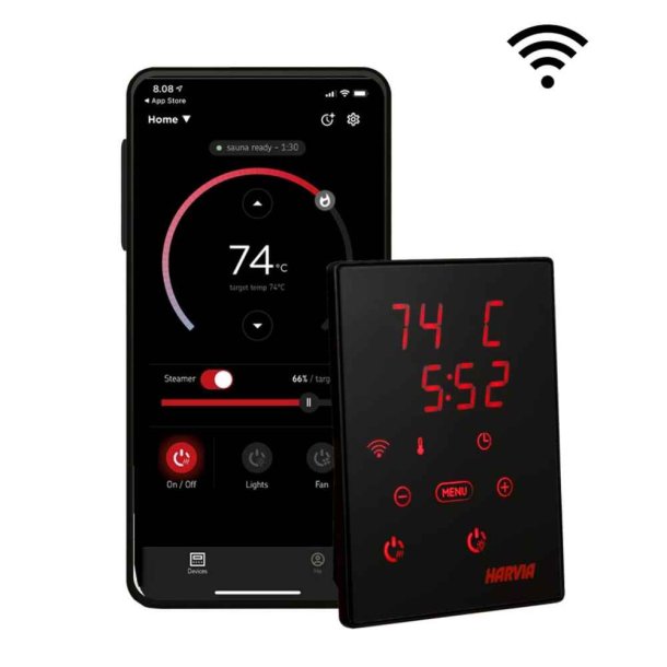 Harvia Xenio Wifi styring til Saunaovn max 17 KW