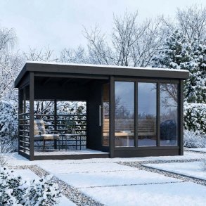 Sauna Herrestrup med Terrasse Saml selv