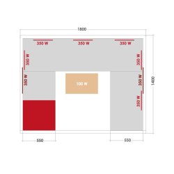Holl's Hybrid Combi sauna Pakke