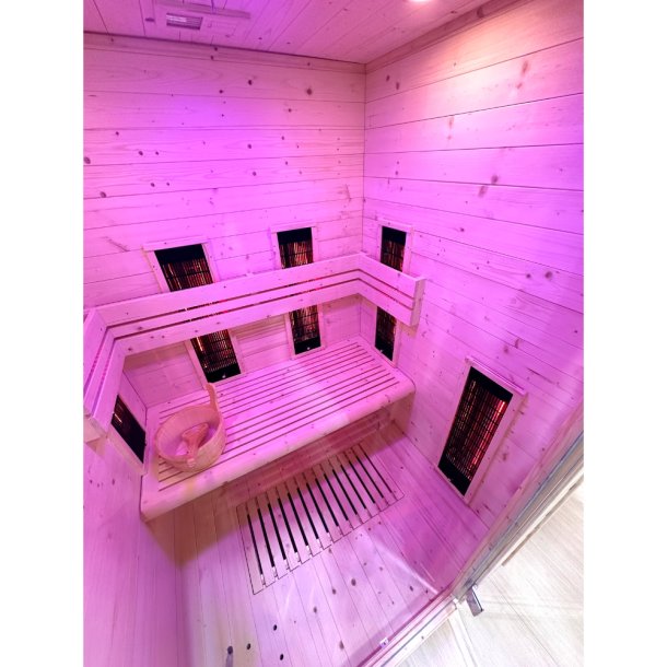 Holl's Hybrid Combi sauna Pakke 2 s&aelig;der