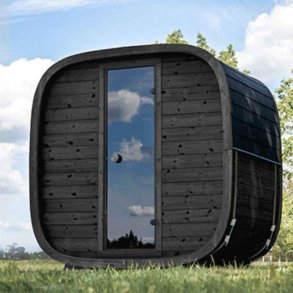 Sauna Onyxia Cube Thermowood Glasdr