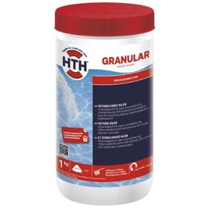 Hth - Klor Granulat til Pool - uden Cyanursyre -1 kg