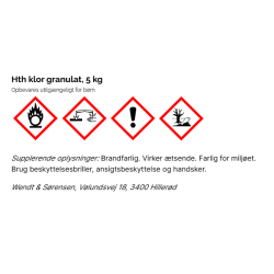 HTH Klor Granulat - 5 kg