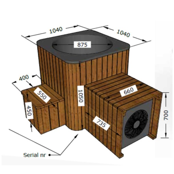 ICON100 Koldvandskar med chiller Black Edition