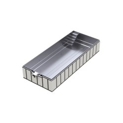 INOXIS rustfrit stl Skimmer pool Hjde 1,4 m