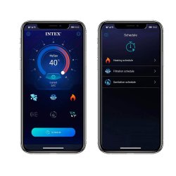 Intex PureSpa DeLuxe HWS 800 Oppustelig Udespa 4 personer