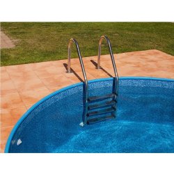Ibiza Linerdug til Rund Pool - 60/100 Mosaik �6,0 m H1,2 m