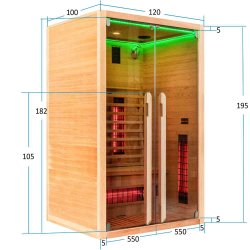 Infrard sauna ELVI fra MTF Spa