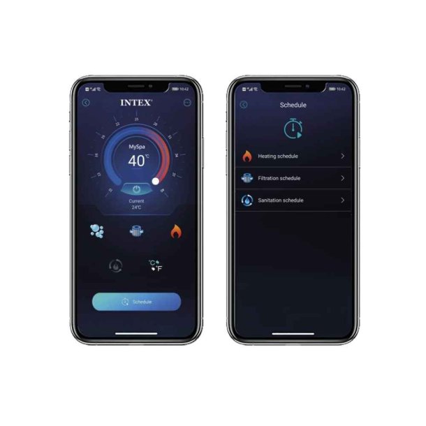 Intex PURESPA Greystone DeLuxe HWS 1100