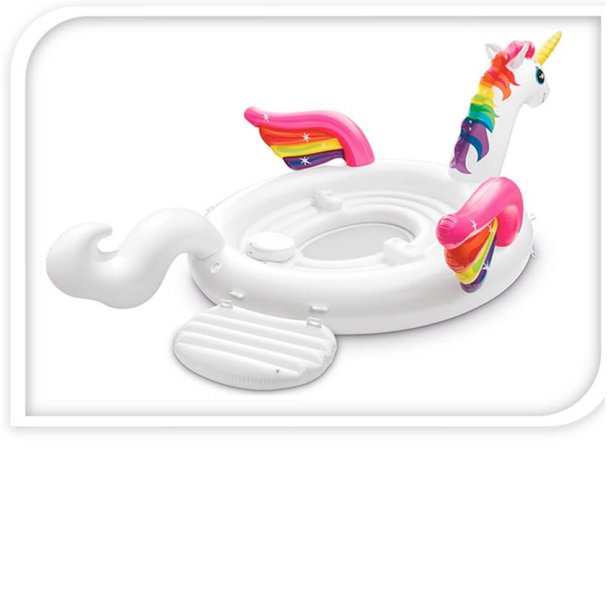 Intex K&aelig;mpe Enhj&oslash;rning party &Oslash; 503&times;335&times;173 cm oppustelig