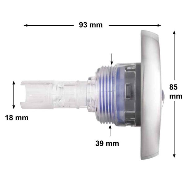 Jet 3" - transparent 1-huls rotation transparent V3 Wellis