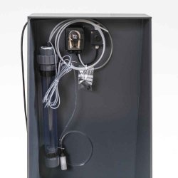 Kemiskab med ugetank - spildopsamling og kemipumpe