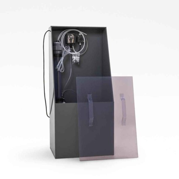 Kemiskab med ugetank - spildopsamling og kemipumpe