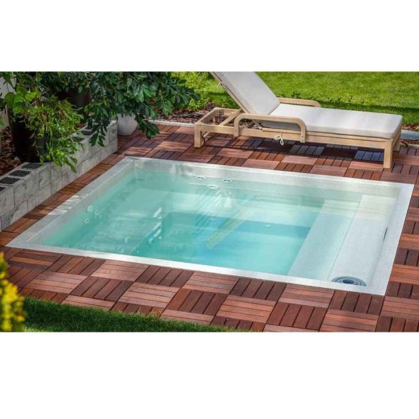 Keramisk Glasfiber Thalia Cocktail Pool - 3,9 x 2,3 x 0,8 m