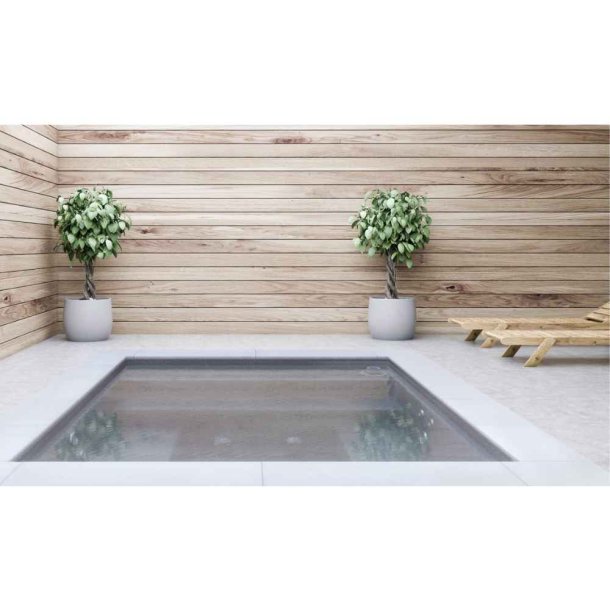 Keramisk Glasfiber Thalia Cocktail Pool SQ - 2,5 x 2,3 x 0,8 m