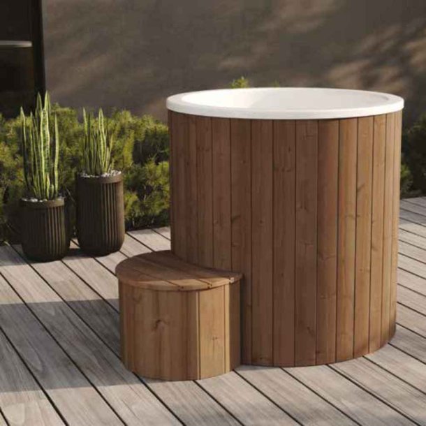 Koldtvandskar Luksus Thermowood med indsats - Isbad