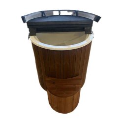 Koldtvandskar Luksus Thermowood med indsats - Isbad