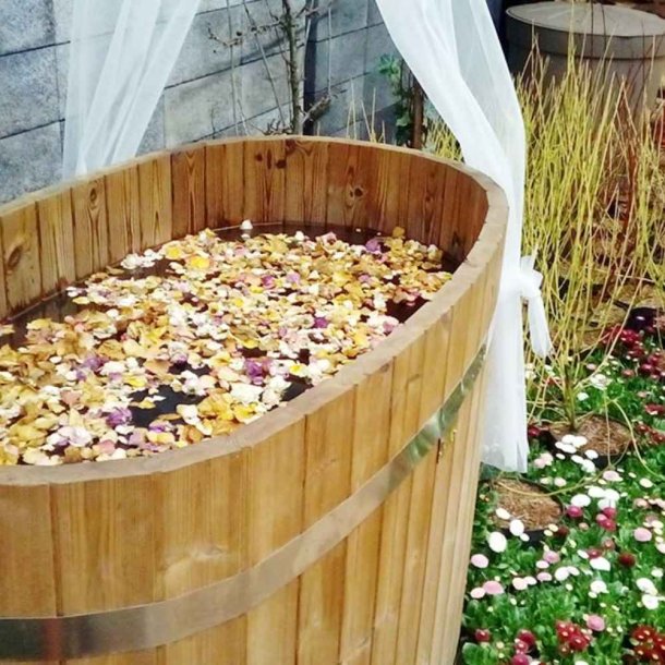 Koldvandskar- Relax Cooler - Oval - 2 bnke - 125x70 cm - Saml selv