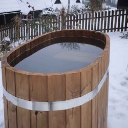 Koldvandskar- Relax Cooler - Oval - 2 bnke - 125x70 cm - Saml selv